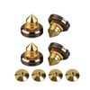 Flushbay 4pcs Insulator Spikes Metal Speaker Spike Holder Height Adjustable