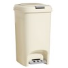 Foot Step Trash Can Large Capacity Versatile Stylish Lid Design