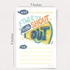 Kudos Shout Out Cards for Teachers, Students, and Employee Appreciation