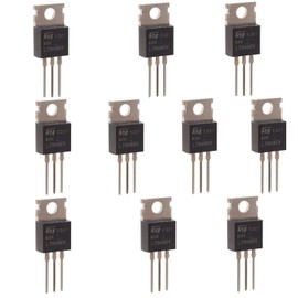 HeyNana L7805CV Voltage Regulator TO-220 L7805 7805 5V Voltage Regulator Positive Voltage Regulators L7805CV LM7805 L7805 L7805 5V 1.5A 1500mA TO-220 Pack of 10
