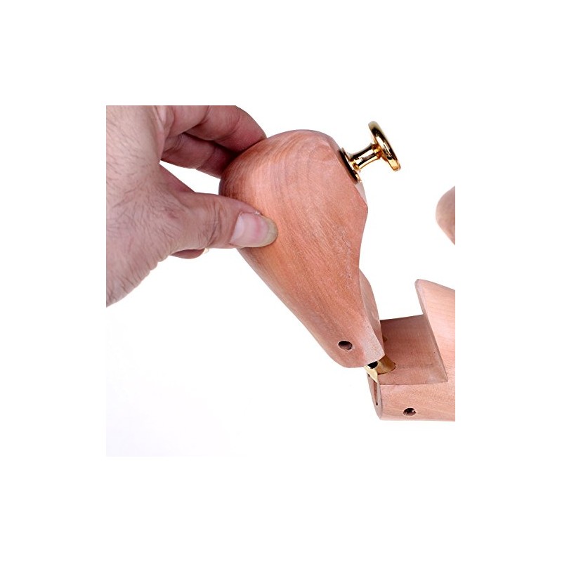 HIMRY Premium Shoe Tree, Adjustable, natual wood, in multiple sizes,