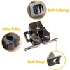 Cold Rolled Steel Cupboard Closet Cabinet Door Double Ball Roller