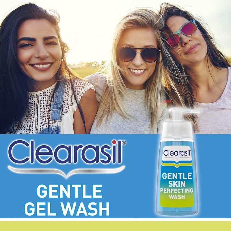Clearasil Gentle Gel Wash 150ml, Dermatologically Tested, Gentle & Effective