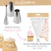 ScrapCooking 1831 Piping Bag Nozzles (Pack of 3)