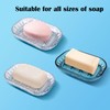 AMUONTY 2-Pack Soap Dish Holder for Bar Soap, Bathroom Soap