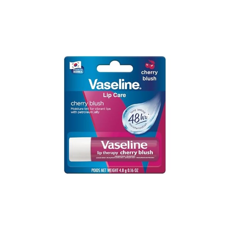 Vaseline - Bálsamo para Labios, Lip Therapy Cherry Blush Hidratación