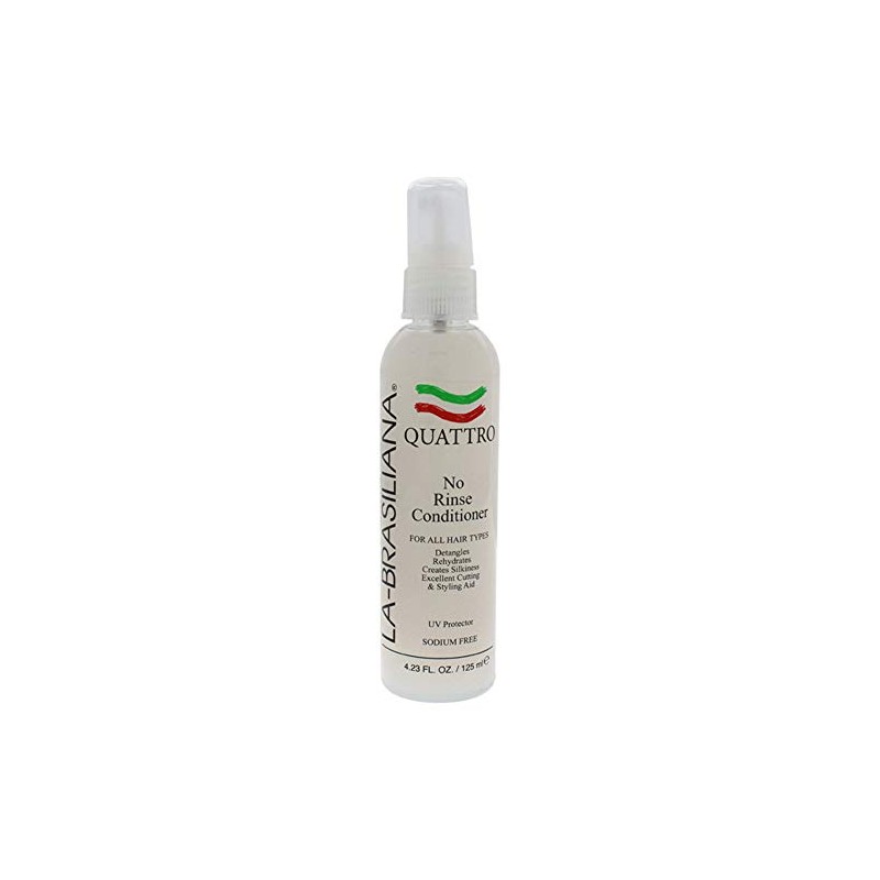La Brasiliana Quattro No Rinse Conditioner for Women, 10.19 Ounce