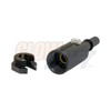GlowShift 3/8" Quick-Connect EFI Fuel Line Fuel Pressure Sensor Adapter