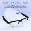 Tulbeys Smart Glasses for Men Women - Bluetooth Audio Glasses