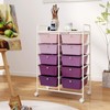 RELAX4LIFE 10-Drawer Rolling Storage Cart - Mobile Craft Art Supply
