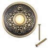 Bronze Doorbell Push Button for Wired Systems with Illuminated Function,