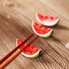 speed mao Cute Watermelon Watermelon Ceramic Chopsticks Rest Caratory, 2