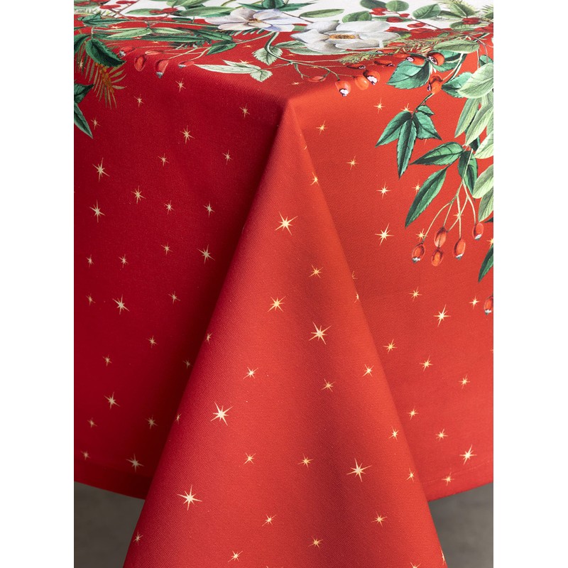 Maison d' Hermine Noel 100% Cotton Tablecloth for the Kitchen,