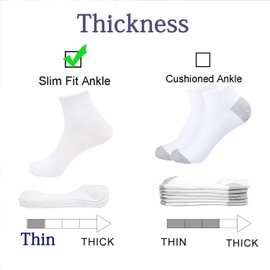 RICHBULL 10 Pairs Thin Crew Socks for Men & Women, Breathable Casual Athletic Ankle Socks, (Black)