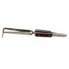3oz Gold Pan Panning Sniffer Snuffer Bottle, Glass Vial &