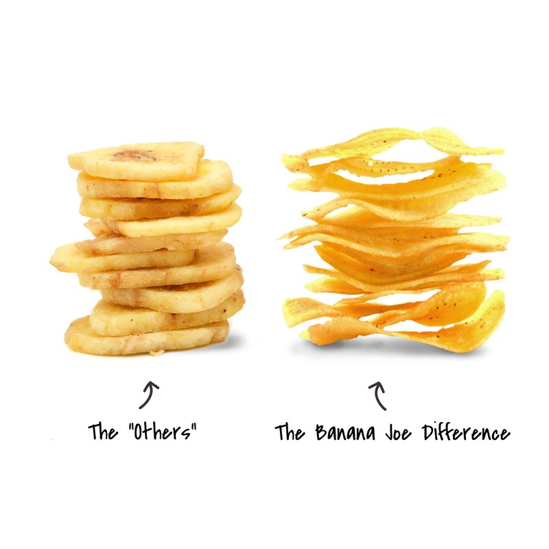 BANANA JOE Sea Salt Banana Chips, 1.65 Ounce