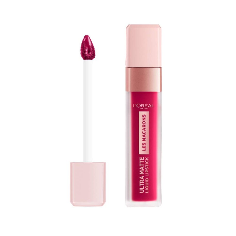 L'Oreal Paris Les Macarons Matte Liquid Lipstick 838 Berry Cherie,