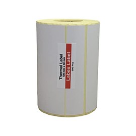 Labex Label - Zebra Labels 100 x 50 mm | Barcode Label - Thermal Labels on Roll; Pack of 500 - 1 Roll; 500 Thermal Label Barcode/Address Thermal Labels