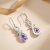 Valentines Day Gift Dangle Drop Earrings 925 Sterling Silver Dainty