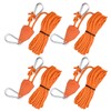 4pcs Reflective Tent Guy Ropes, 6mm Tent Camping Cord with
