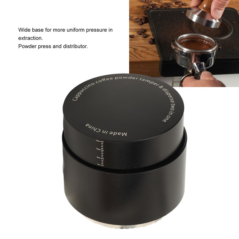 Coffee Tamper 3 in 1 Coffee Power Press Distributor Hammer