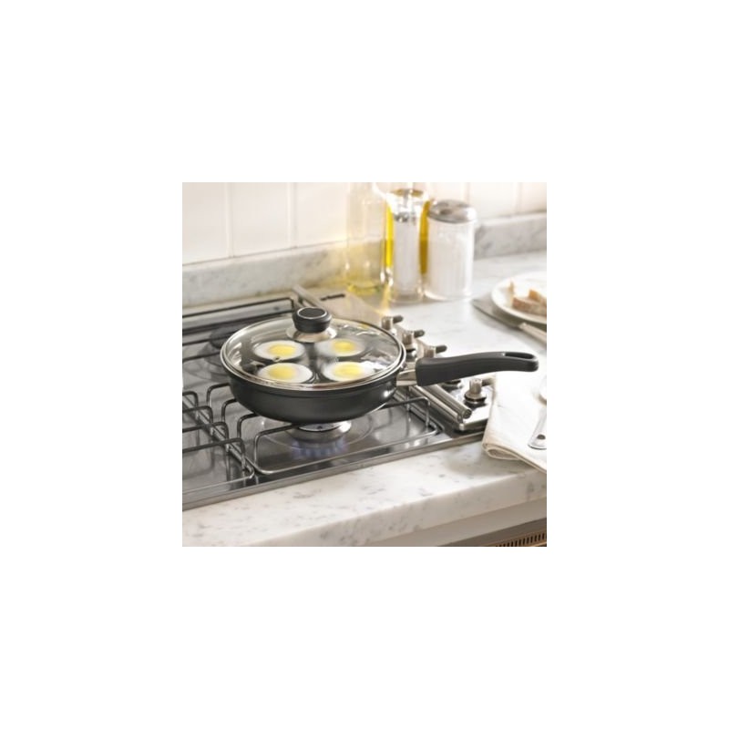 cozydiscount 28cm Metal Egg Poacher Pan - Shatterproof - Use