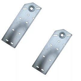 Hardware Store Garage Door Commercial Flat End Bearing Plate Track Torsion 16 1/2" x 5 1/2" 2PK