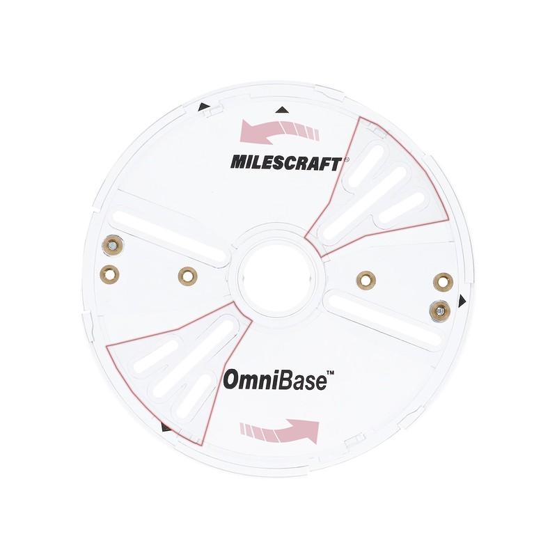 Milescraft 6202 Omni Base – Universal 7” Router Base Plate,