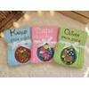 KIDDI-MEDIA Zodiac Sign Baby Blanket Embroidered with Name and Date