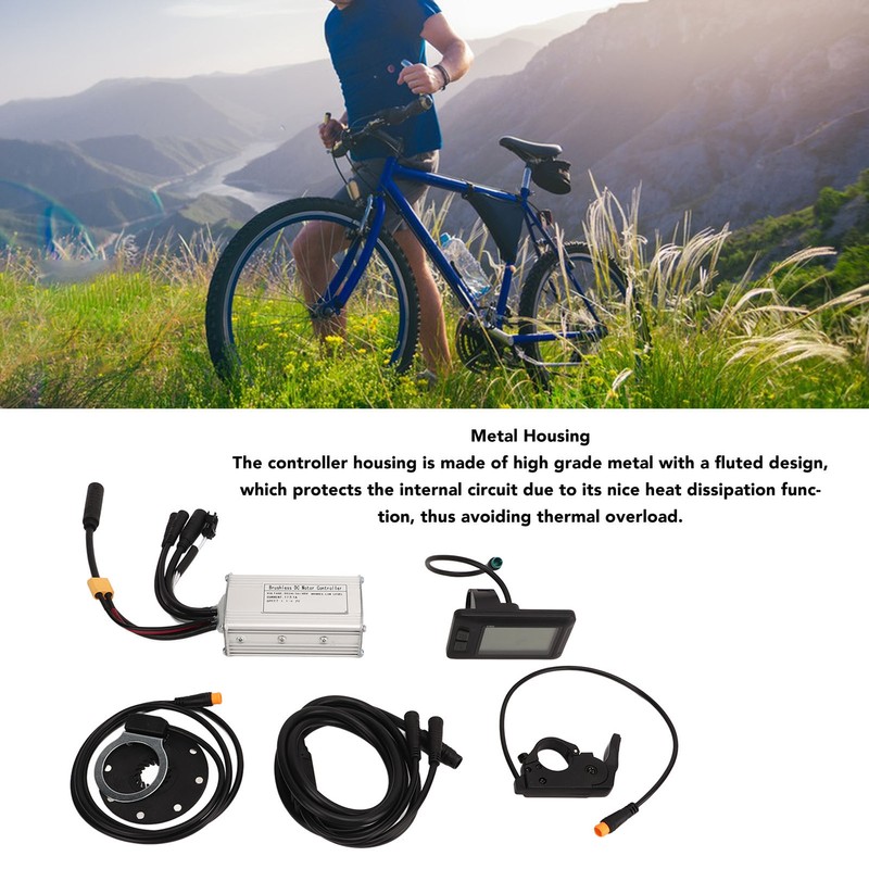 DC 24V 36V 48V 17A Sine Wave Electric Bike Controller