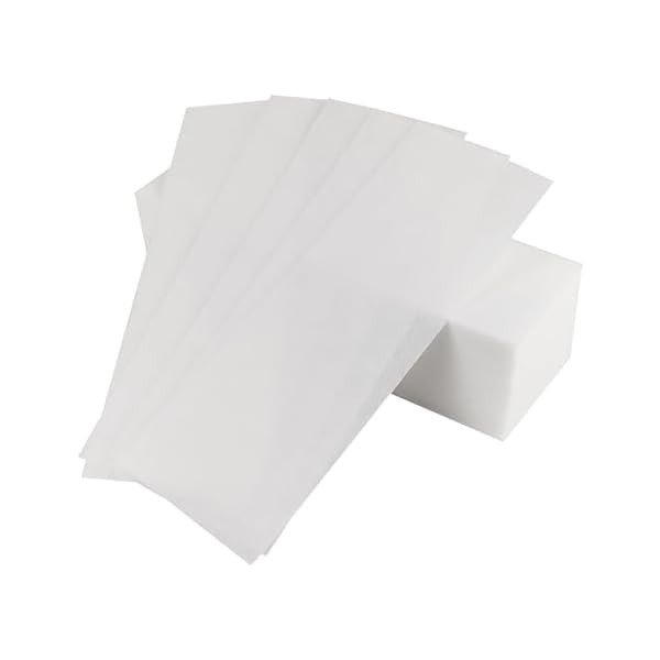 50 Pcs Waxing Paper 2.8 x 7.9 Inch Wax Strips