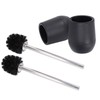2Pcs Toilet Brush Robust Lockable Threads Efficient Safe Durable Material