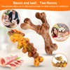 Aroocke 2-Pack Tough Large Dog Chew Toys - Bacon Flavor,