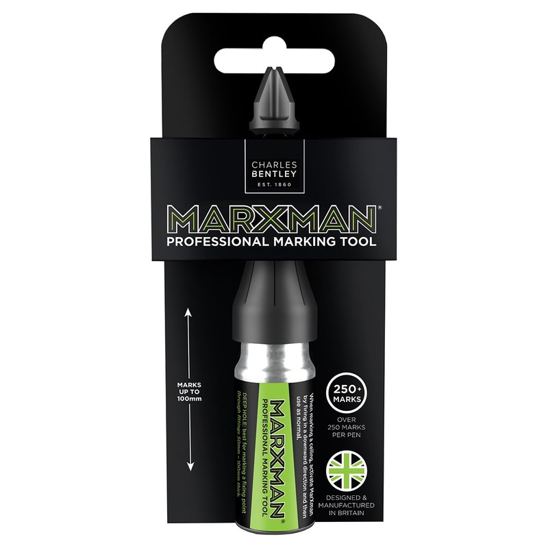 Marxman Deep Hole Chalk Non- Permanent DIY Marking Tool Pen