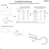 KShun 12 Sets Stainless Steel 304 Hook Screw 2 Sizes