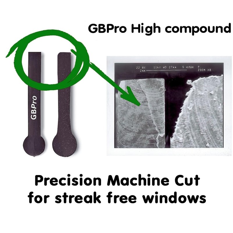 GBPro Professional Window Squeegee Stainless Wiper 15cm / 6 inches