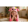 Bubblepompom Animal Hat with Ears Moving Jumping Pop Up Beating