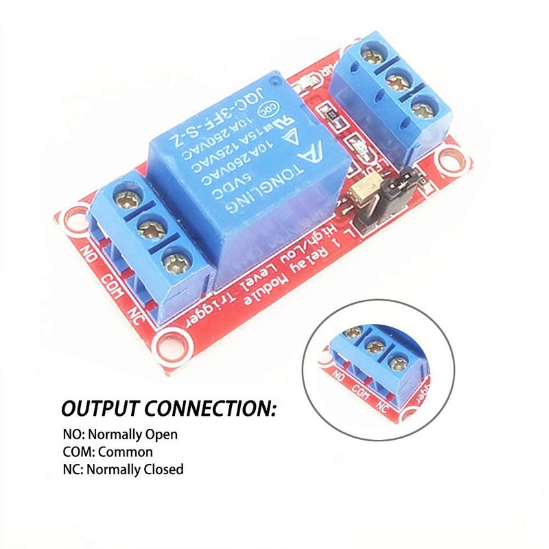 8PCS 5v Relay Module 1 Channel Relay Board for Raspberry