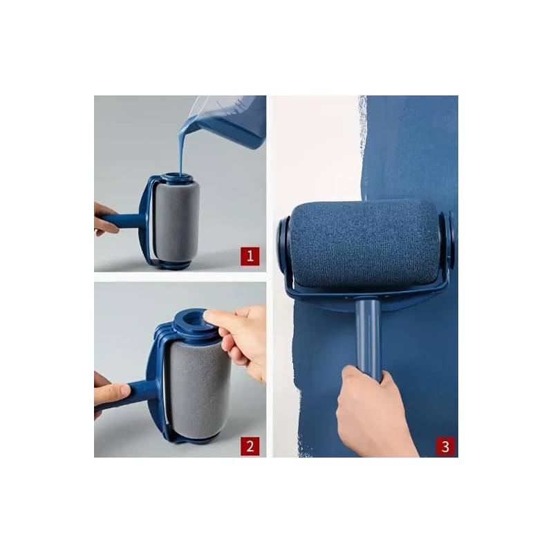 Fillable Paint Roller - Innovative Non-Spill Design for Mess-Free Painting