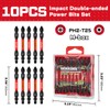 Geinxurn 10Pcs PH2-T25 Impact Double End Screwdriver Bit Set, 2.56