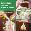 ANECO 100% Compostable Food Waste Bags 2.6 Gallon With Handles,