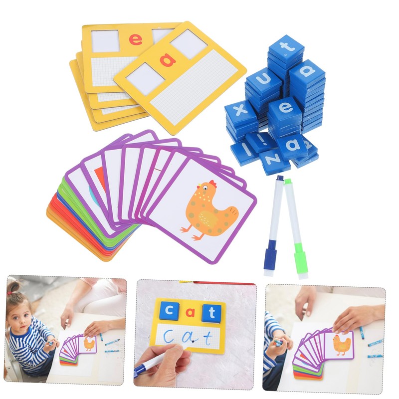 SUPVOX 1Set Spelling Game Alphabet Puzzle Letter Matching for Early