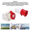Industrial Plug Socket 380415V 32A 4Pin 3P+E IP44 Waterproof Surface