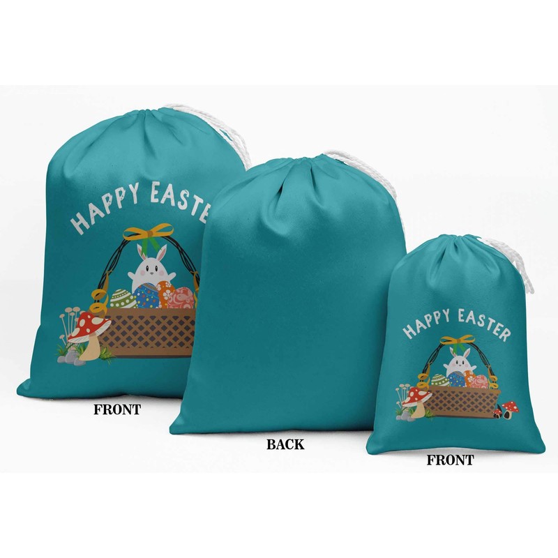 Darling Souvenir Blue Rabbit & Egg Basket Easter Party Supplies