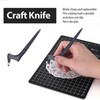 Circle Drawing Maker Tool Adjustable Rotatable Round Template Ruler Black