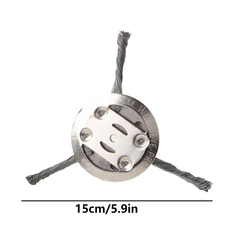 Steel Wire Trimmer Head,6 Inch Wacker Cutter Replacement - Ultracut