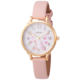 Fieldwork GY006 Women's Analog Wristwatch, Syrup, Leather Strap, Pink, 1 piece, Watch Analog, Animal, Casual