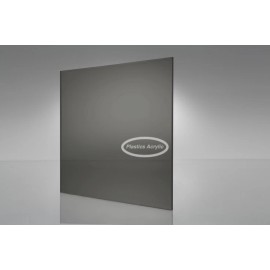 PlasticsAcrylic (Pack of 2) Dark Gray/Smoke Transparent Acrylic Sheet 1/8" x 5" x 10" (#2074)