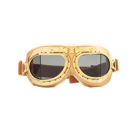 CRG Sports Motorcycle Goggle Aviator Pilot Style Cruiser Scooter Motocross Goggles for Man, Woman, Adult