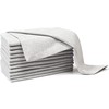 Cotton Dinner Cloth Napkin 18x18 inch Light Grey,Everyday Napkins, Cotton